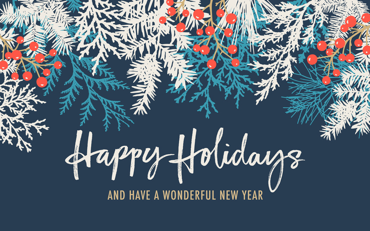 Holiday Background with Greetings